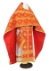 Russian Priest vestments - Resurrection rayon brocade S3 (red-gold), Standard design