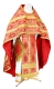 Russian Priest vestments - Seraphims rayon brocade S3 (red-gold), Standard design