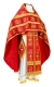 Russian Priest vestments - Abakan rayon brocade S3 (red-gold), Standard design