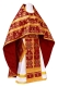 Russian Priest vestments - Koursk rayon brocade S4 (claret-gold), Standard design