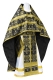 Russian Priest vestments - Koursk rayon brocade S4 (black-gold), Standard design