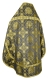 Russian Priest vestments - Donetsk rayon brocade S4 (black-gold) back, Standard design