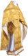 Russian Priest vestments - Podolsk rayon brocade S4 (yellow-gold), Standard design