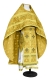 Russian Priest vestments - Thebroniya rayon brocade S4 (black-gold), Standard design