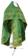 Russian Priest vestments - Pochaev rayon brocade S4 (green-gold), Standard design