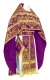 Russian Priest vestments - Sloutsk rayon brocade S4 (violet-gold), Standard design