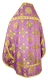Russian Priest vestments - Donetsk rayon brocade S4 (violet-gold) back, Standard design