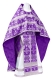 Russian Priest vestments - Koursk rayon brocade S4 (violet-silver), Standard design