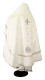 Russian Priest vestments - Polystavrion rayon brocade S4 (white-silver) back, Standard design