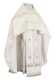Russian Priest vestments - Rose rayon brocade S4 (white-silver), Standard design