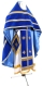 Russian Priest vestments - natural German velvet (blue-gold)