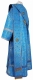 Deacon vestments - Paschal Egg metallic brocade B (blue-gold) back, Standard design