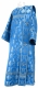 Deacon vestments - Loza metallic brocade B (blue-silver), Standard design