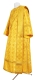 Deacon vestments - Izborsk metallic brocade B (yellow-gold), Greek orarion, Standard design