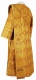 Deacon vestments - Corinth metallic brocade B (yellow-gold), Standard design