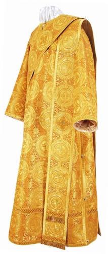 Deacon vestments - metallic brocade B (yellow-gold)