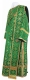Deacon vestments - Lavra metallic brocade B (green-gold), Standard design