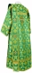Deacon vestments - Loza metallic brocade B (green-gold) back, Standard design
