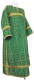 Deacon vestments - Cornflowers metallic brocade B (green-gold), Standard design