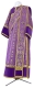 Deacon vestments - Posad metallic brocade B (violet-gold), Standard cross design