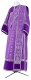 Deacon vestments - Posad metallic brocade B (violet-silver), Standard cross design