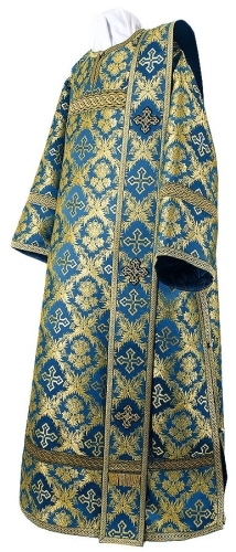 Deacon vestments - metallic brocade BG1 (blue-gold)