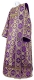 Deacon vestments - metallic brocade BG1 (violet-gold)