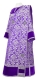 Deacon vestments - Bouquet metallic brocade BG1 (violet-silver) with velvet inserts, Standard design