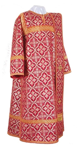 Deacon vestments - metallic brocade BG1 (red-gold)