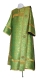 Deacon vestments - Milette etallic brocade BG2 (green-gold), Standard design
