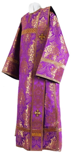 Deacon vestments - metallic brocade BG2 (violet-gold)