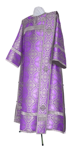 Deacon vestments - metallic brocade BG2 (violet-silver)