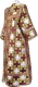 Deacon vestments - Novgorod Cross metallic brocade BG2 (white-gold) back, Standard design