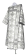 Deacon vestments - metallic brocade BG2 (white-silver)