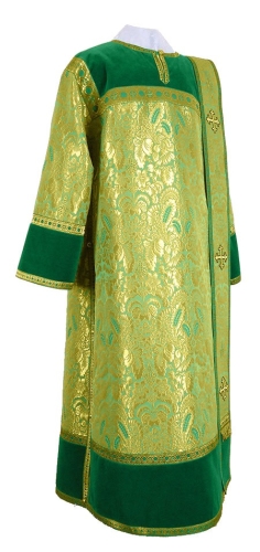 Deacon vestments - metallic brocade BG3 (green-gold)