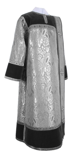 Deacon vestments - metallic brocade BG3 (black-silver)