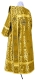 Deacon vestments - Small Vase metallic brocade BG4 (yellow-gold) (back), Economy design