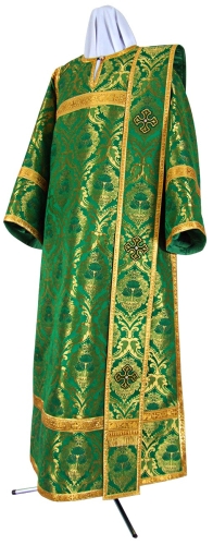 Deacon vestments - metallic brocade BG4 (green-gold)