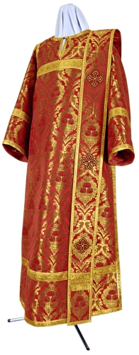 Deacon vestments - metallic brocade BG4 (red-gold)