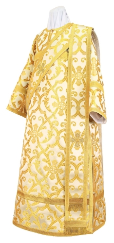 Deacon vestments - metallic brocade BG4 (white-gold)