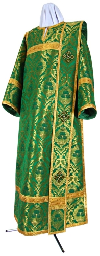 Deacon vestments - metallic brocade BG5 (green-gold)