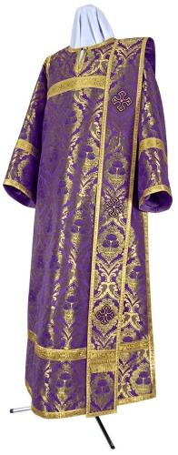 Deacon vestments - metallic brocade BG5 (violet-gold)