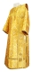 Deacon vestments - Eleon Bouquet metallic brocade BG6 (yellow-gold) (back), Premium design