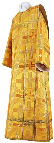 Deacon vestments - rayon brocade S2 (yellow-claret-gold)