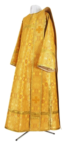 Deacon vestments - rayon brocade S2 (yellow-gold)