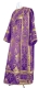 Deacon vestments - rayon brocade S2 (violet-gold)