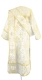 Deacon vestments - Vine Switch rayon brocade S2 (white-gold) (back), Standard cross design