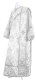 Deacon vestments - rayon brocade S2 (white-silver)