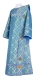 Deacon vestments - Kazan rayon brocade s3 (blue-gold), Standard design