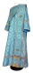 Deacon vestments - Vasiliya rayon brocade s3 (blue-gold), Standard design